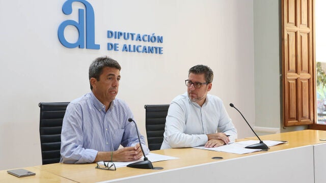 El presidente del PPCV y de la Diputación de Alicante, Carlos Mazón