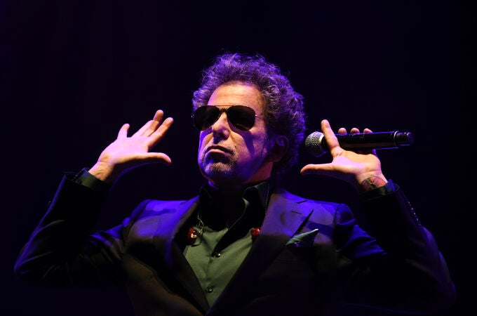 Andrés Calamaro durante el concierto que ha ofrecido en Madrid