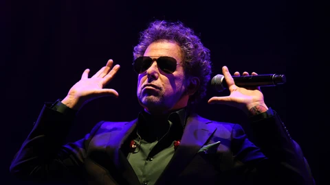 Andrés Calamaro durante el concierto que ha ofrecido en Madrid