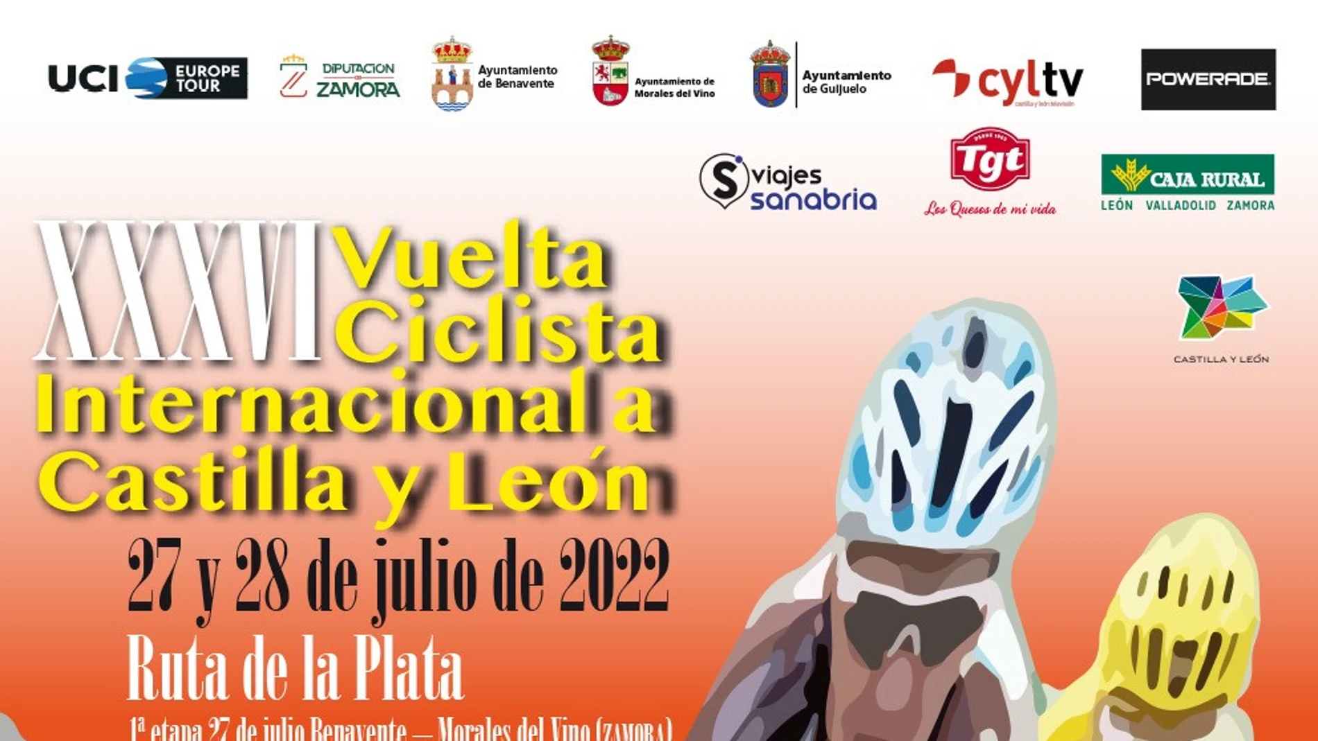 Cartel de la Vuelta Ciclista a Castilla y León 2022
