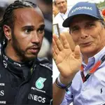 Lewis Hamilton y Nelson Piquet