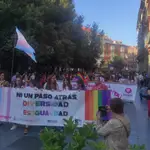 Manifestación en favor del colectivo LGTBi en Valladolid el pasado año