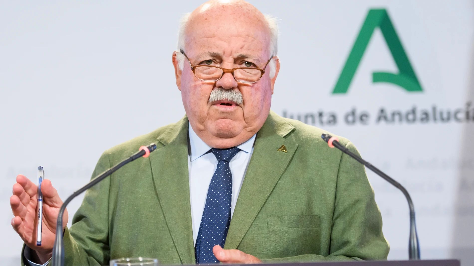 El consejero de Salud y Familias en funciones, Jesús Aguirre . EFE/ Raúl Caro.