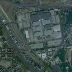 Imagen de satélite de Ifema, en Madrid, distribuida por la agencia espacial rusa Roscosmos