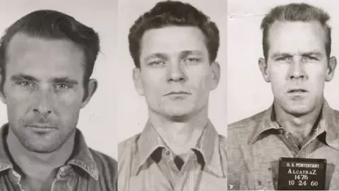 Ficha policial de Frank Morris, Clarence y John Anglin