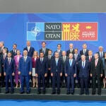 Ceremonia de bienvenida y foto de familia de los aliados de la OTAN