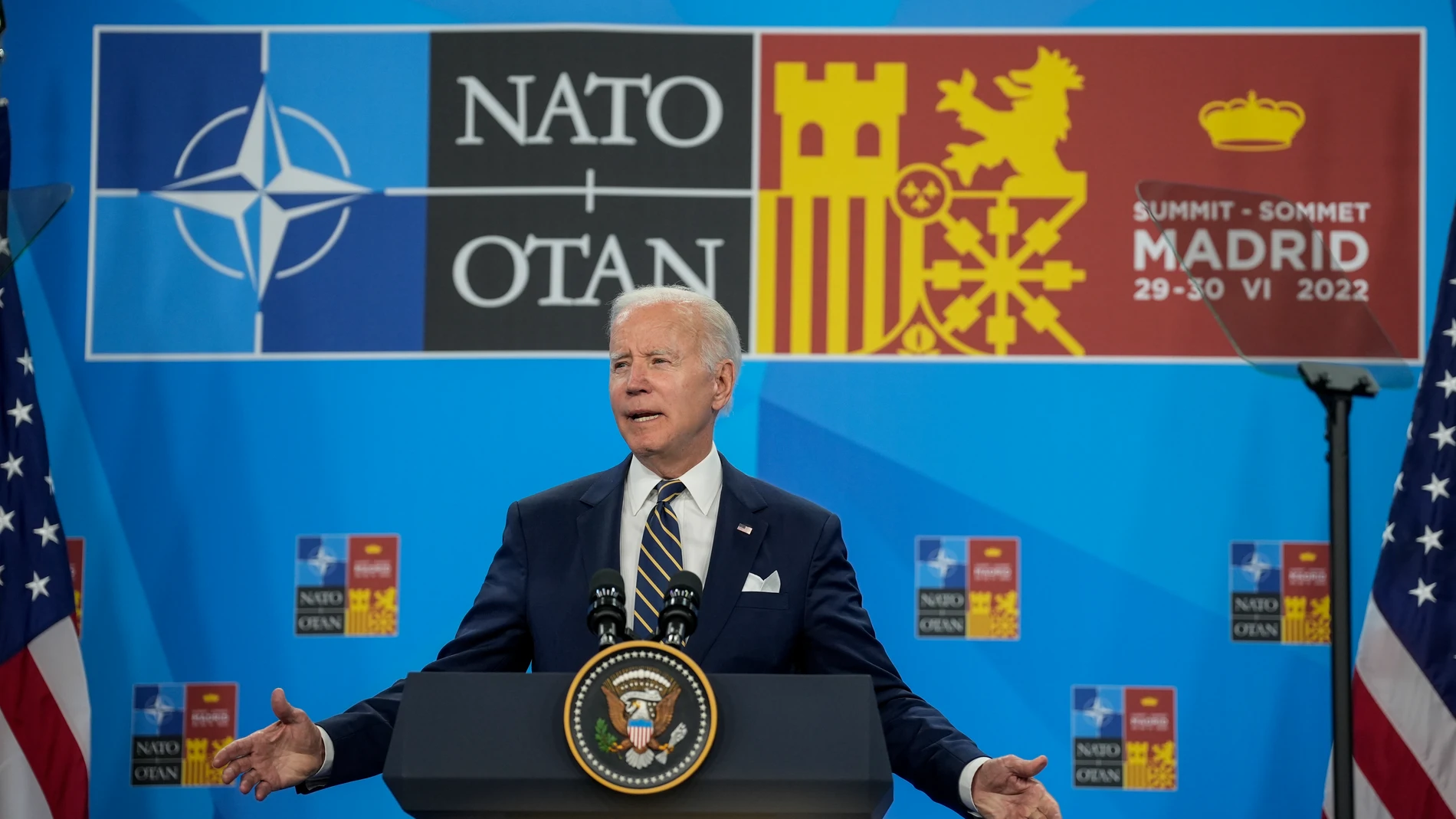 Biden en la cumbre de la OTAN en Madrid