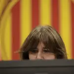 Laura Borràs, en la imagen, fue suspendida como presidenta del Parlament con los votos de ERC, PSC y la CUP
