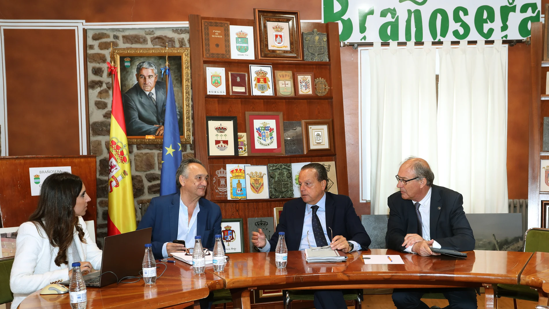 El Consejo de Cuentas de Castilla y León celebra su Pleno en el Ayuntamiento palentino de Brañosera