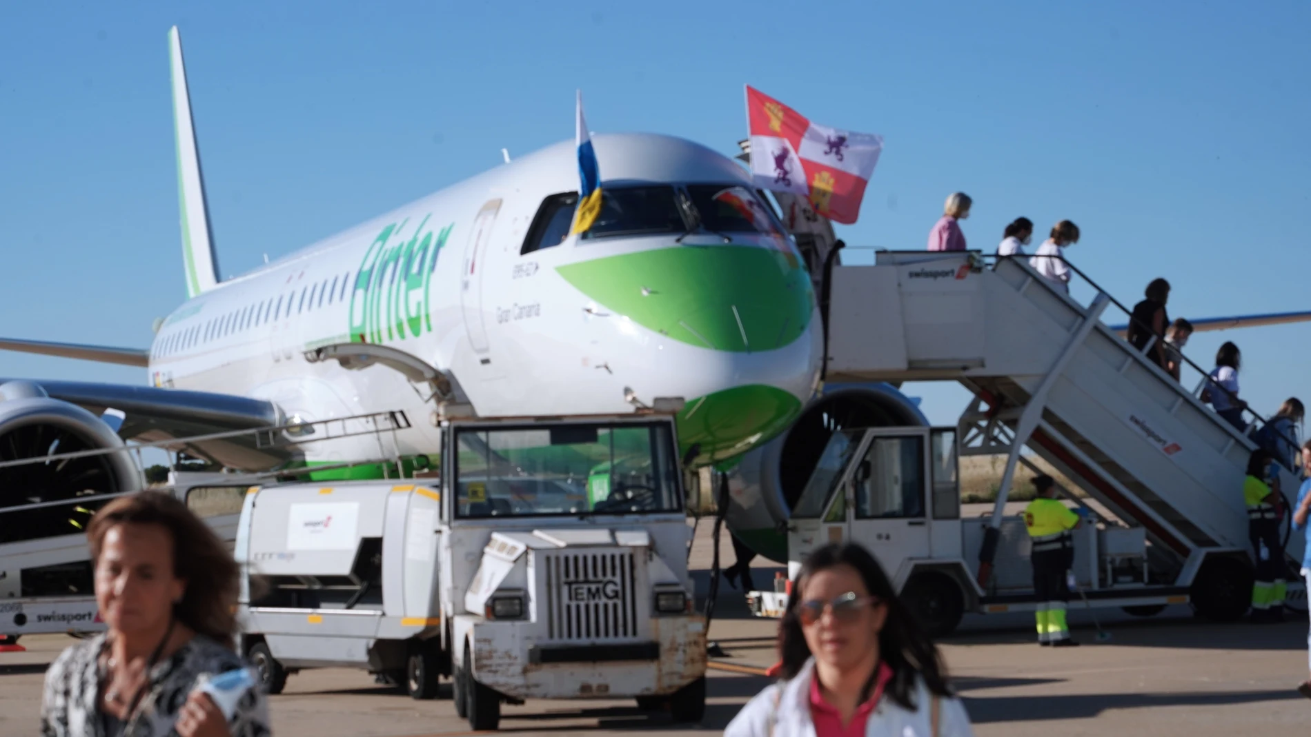 Binter inicia sus vuelos directos entre Valladolid y Gran Canaria