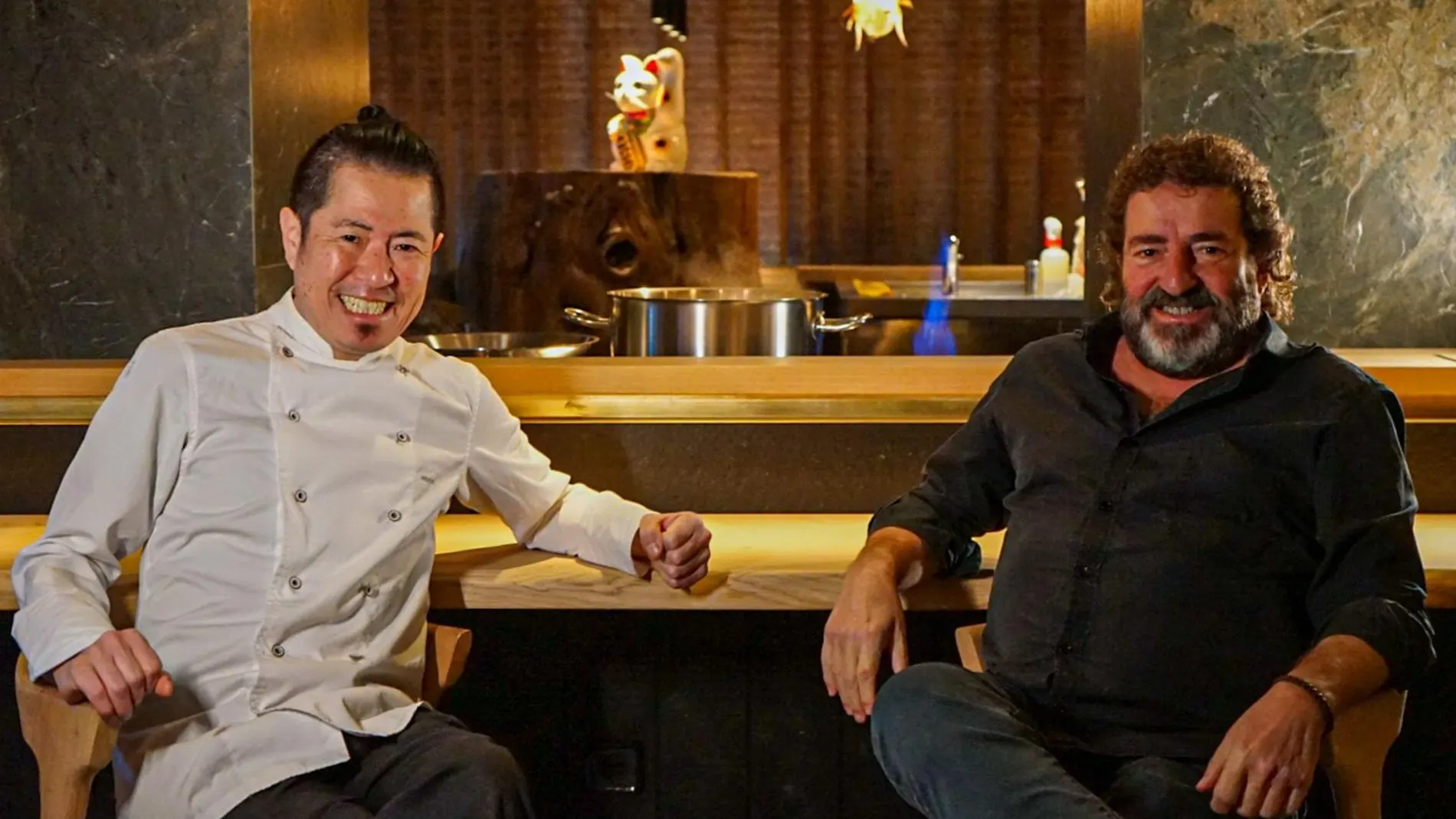 López de Viñaspre y Hideki Matsuhisa, de Koy Shunka