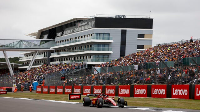Carlos Sainz en el Gran Premio de F1 de Gran Bretaña en Silverstone