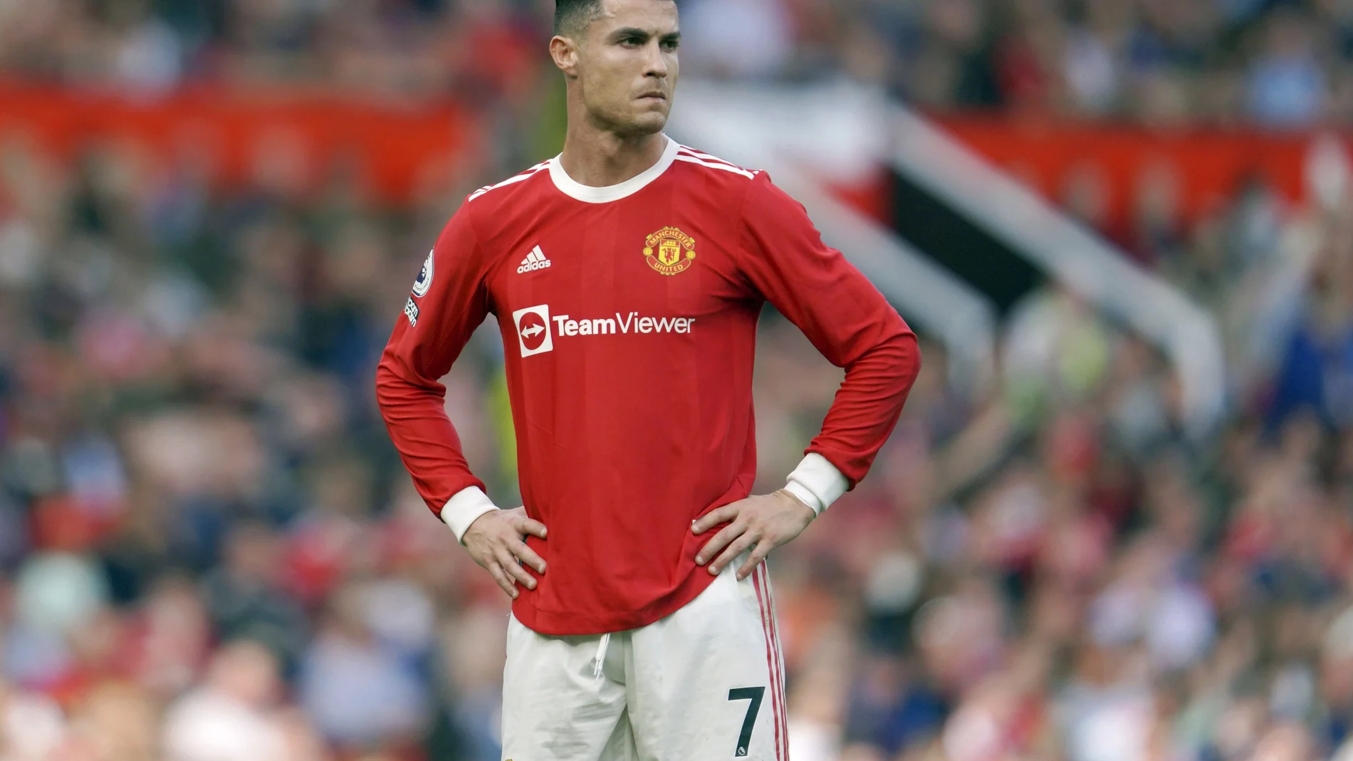 Cristiano Ronaldo con el Manchester United.