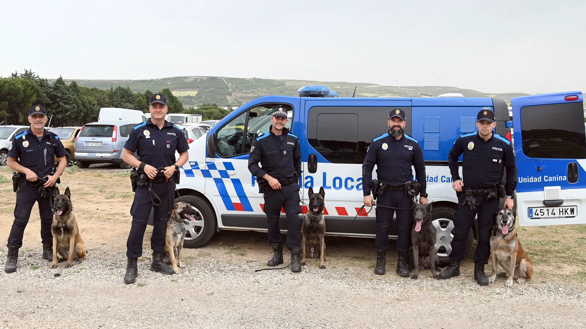 Unidad Canina de la Policia Local de Burgos