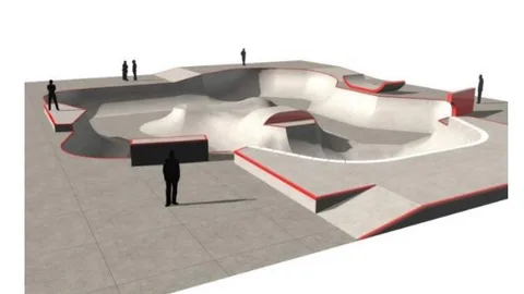 Recreación del área de skate