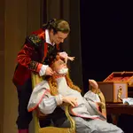 El barbero de Sevilla, ópera bufa compuesta por Gioachino Rossini, en la Ópera del Teatro Nacional de Serbia