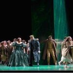 Una escena de "Nabucco", ópera en cartel en el Teatro Real
