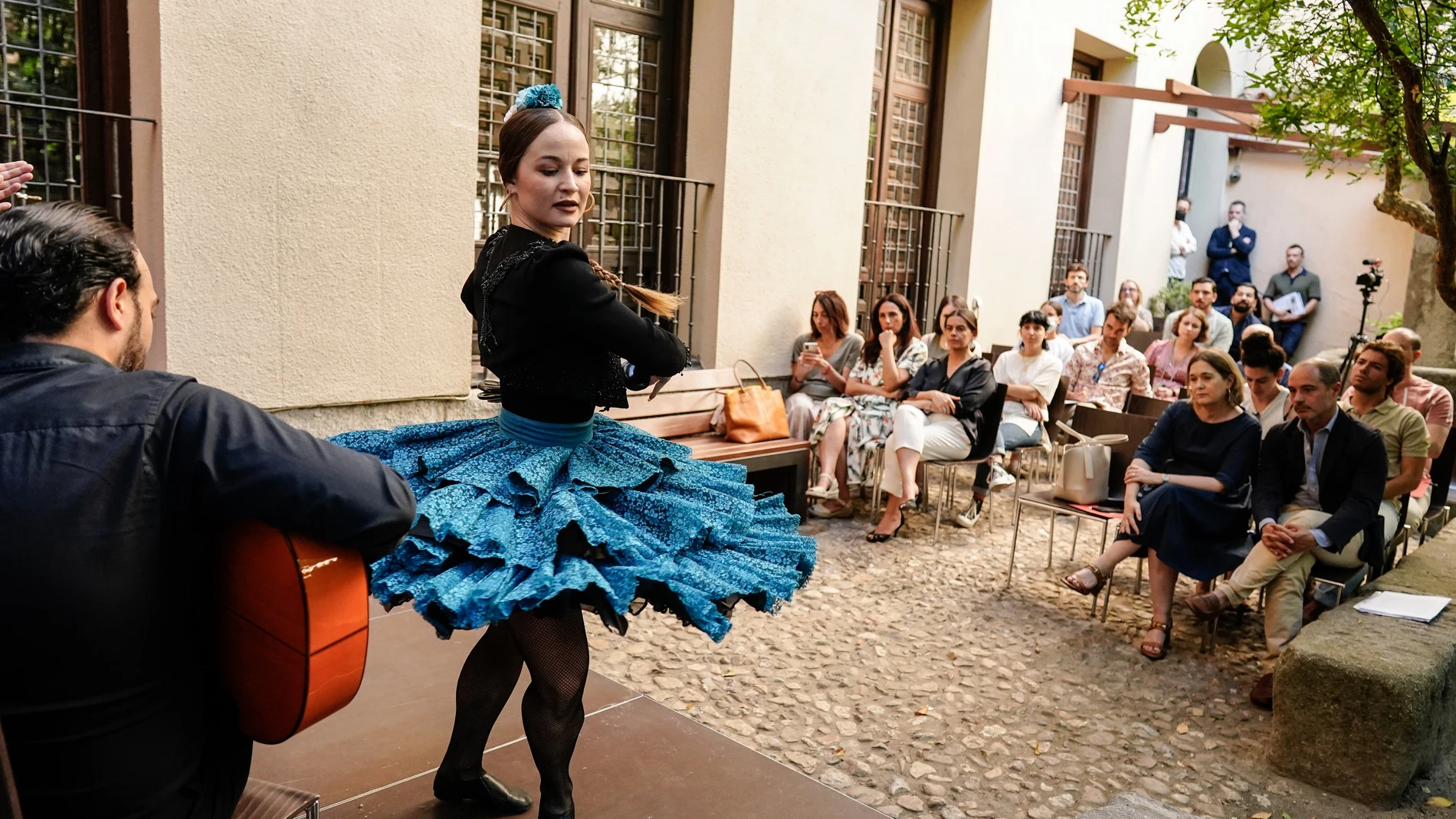 Presentación del Festival Internacional de Verano de San Lorenzo de El Escorial, con la bailarina Laura Fúnez