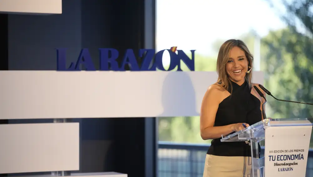 Marina Monzón hizo de maestra de ceremonias de los VIII Premios Tu Economía