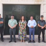 Visita al cuartel de la Guardia Civil. SUBDELEGACIÓN DEL GOBIERNO