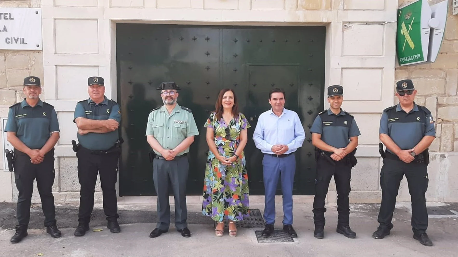 Visita al cuartel de la Guardia Civil. SUBDELEGACIÓN DEL GOBIERNO