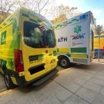 Una ambulancia de las que operan en Andalucía