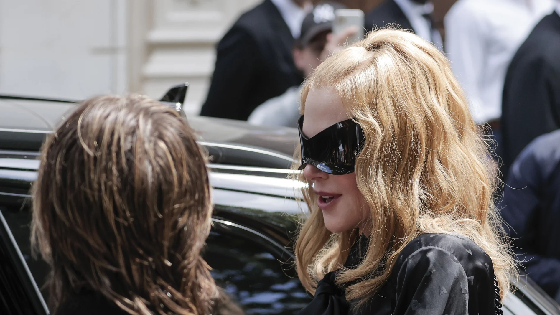 Nicole Kidman en el desfile Balenciaga Haute Couture Fall/Winter 2022-2023