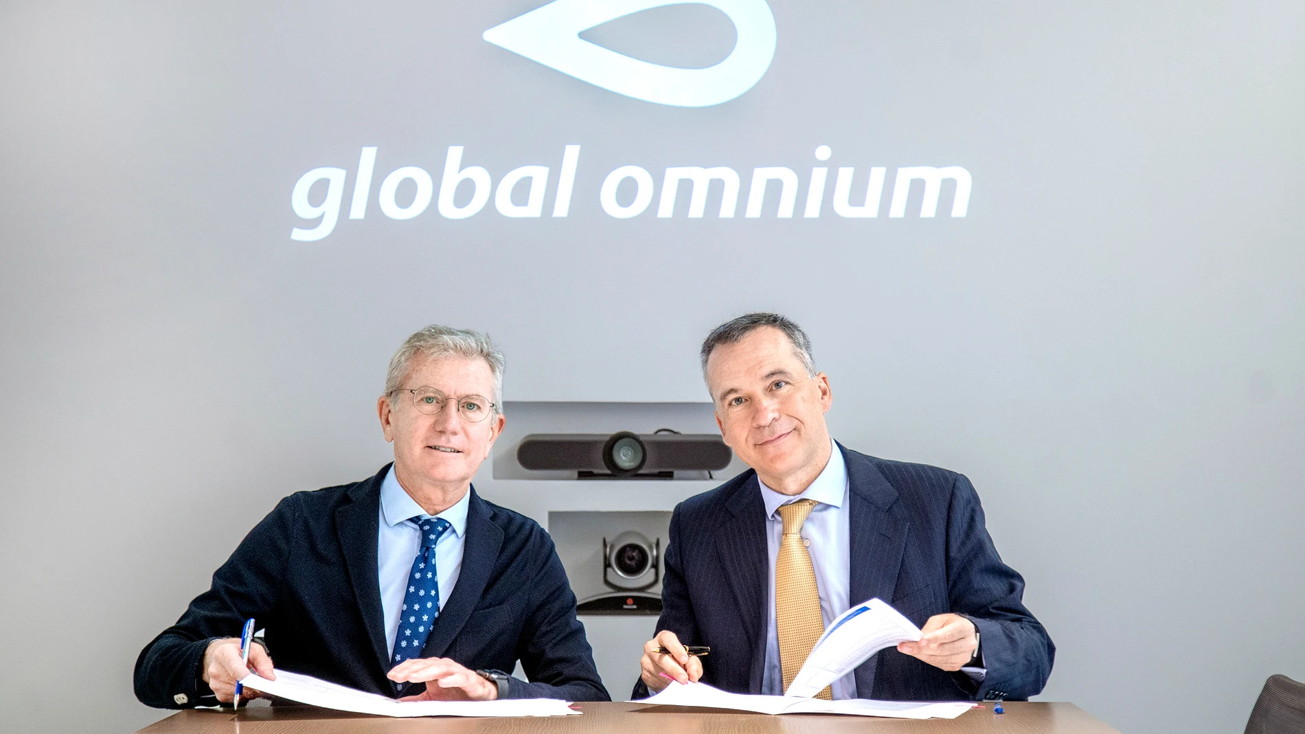 Eugenio Calabuig, presidente de Global Omnium, y Rafael García, CEO de AENOR.