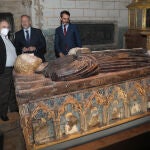 El presidente de las Cortes visita la exposición "Renacer" con motivo del VIII Centenario de la Catedral de Palencia
