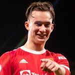 Svidersky con el Manchester United.