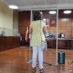 Lourdes Chica, ya excaldesa de Campillo de Arenas (Jaén), durante su declaración en el juicio