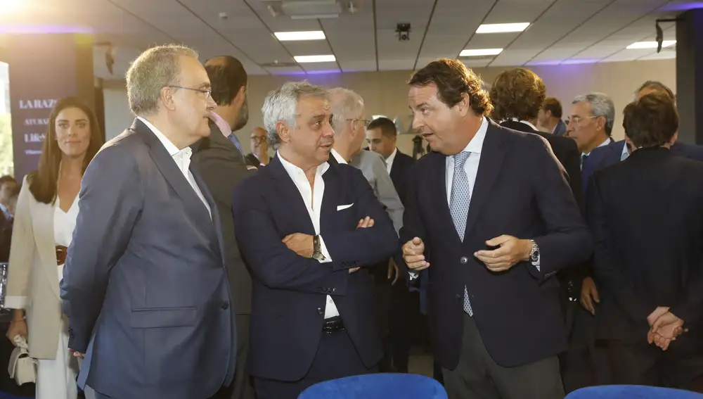Tobías Martínez, Andrés Navarro y Rafael García Garrido