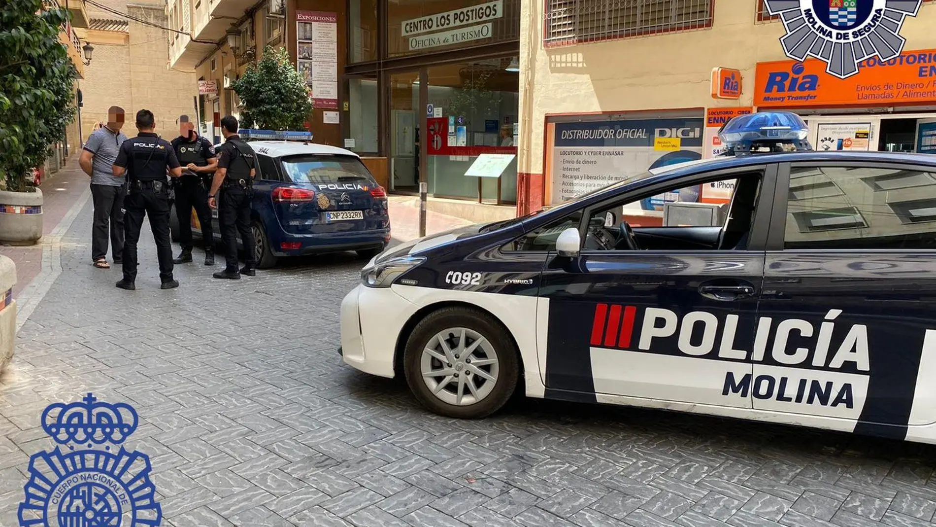 Policía Local y Policía Nacional de Molina de Segura detienen a seis personas en una inspección de trabajo