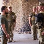 Volodimir Zelenski, presidente de Ucrania, visita a militares en Dnipropetrovsk PRESIDENCIA DE UCRANIA 08/07/2022
