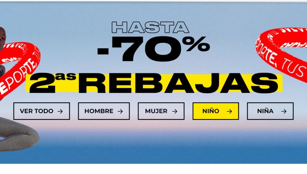 Ropa de deporte online rebajas