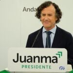 El portavoz adjunto del PP-A en el Parlamento andaluz, Pablo Venzal. ANTONIO DELGADO-ROIG