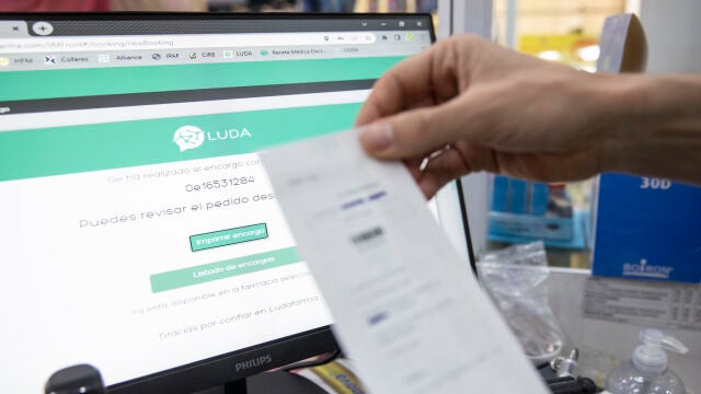 Detalle de la plataforma para farmacias diseñada por LUDA