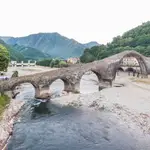 Las precipitaciones han caído hasta un 45% en Italia, provocando que el río Serchio, en la Toscana, quede prácticamente seco