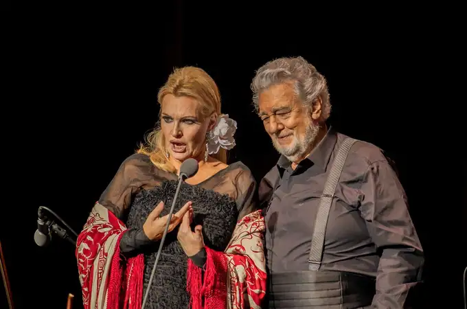Plácido Domingo y Ainhoa Arteta, juntos en Starlite Catalana Occidente