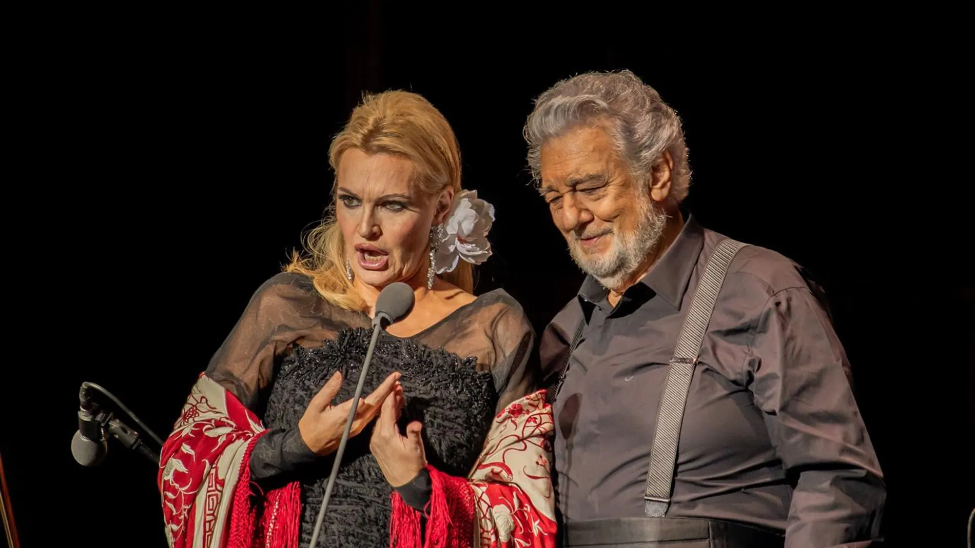 Ainhoa Arteta y Plácido Domingo