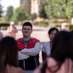 En el viaje les acompañó el popular «youtuber» y payés mallorquín Miquel Montoro, embajador del reto impulsado por EduCaixa.