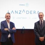 Javier Jiménez, director general de Lanzadera y Silvio González, vicepresidente ejecutivo de Atresmedia