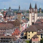 La ciudad de Wurzburgo, al sur de Alemania, en una imagen de archivo