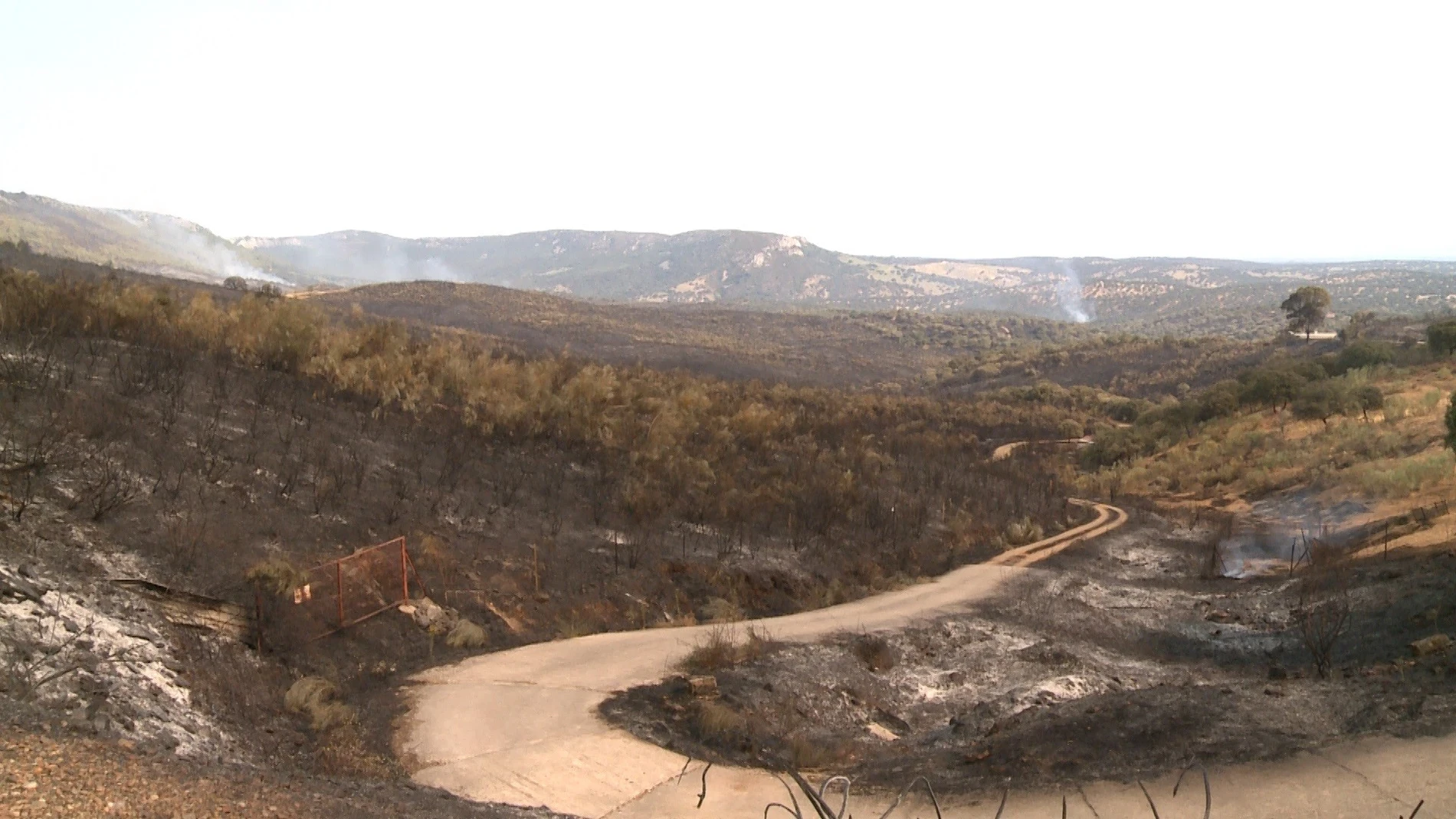 Incendio de Casas de Miravete. EUROPA PRESS 15/07/2022