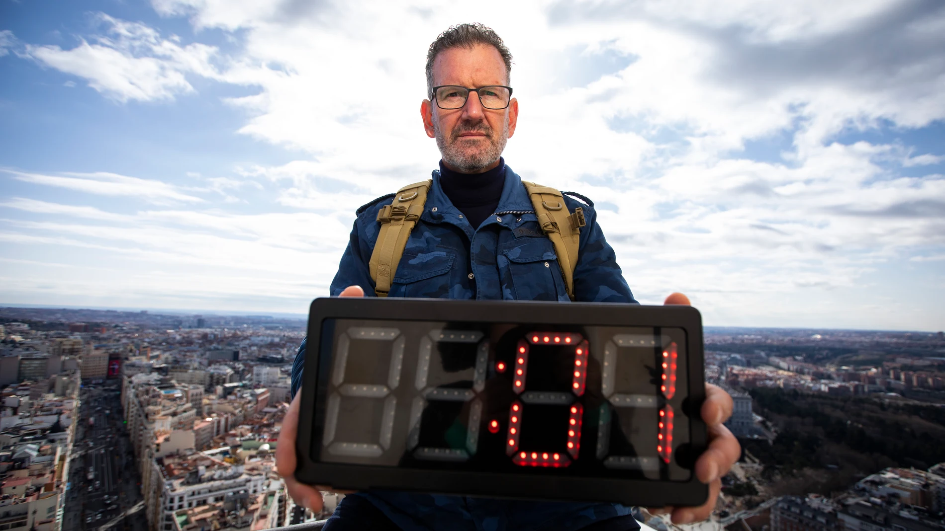 Julio de la Iglesia TEDAX y autor del libro "El miedo es de valientes", en el Edificio Torre Madrid