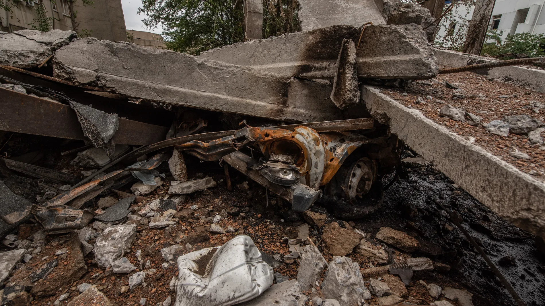 La universidad de Mikolaiv quedó reducida a escombros tras los bombardeos rusos