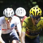 Jonas Vingegaard y Tadej Pogacar, juntos durante la etapa 16 del Tour 2022