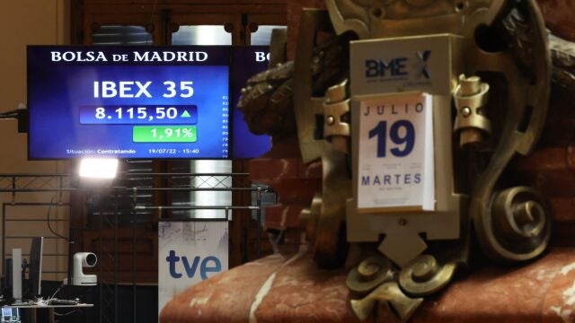 La Bolsa, a 19 de julio de 2022, en Madrid