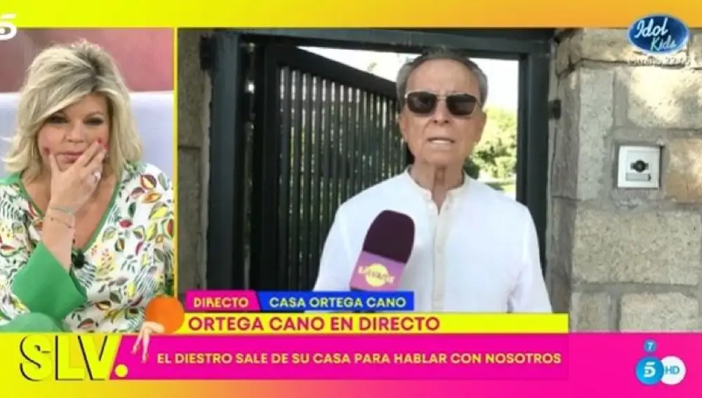 Ortega Cano conecta en directo con &quot;Sálvame&quot; para cargar contra Telecinco