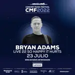 Cartel anunciador del concierto de Bryan Adams en Chiclana